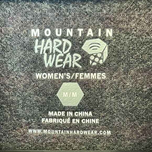 MOUNTAIN HARDWEAR Sweater Women's Medium Purple Sevina Wool Blend Stripe Hiking - Picture 9 of 13